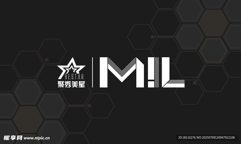 MIL品牌标志名片正面