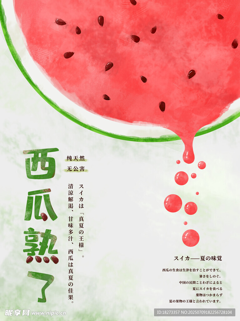 西瓜海报