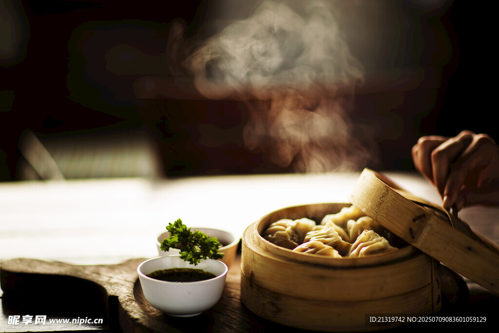 美味蒸笼点心待品尝