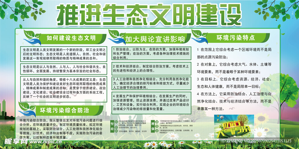 环保展板