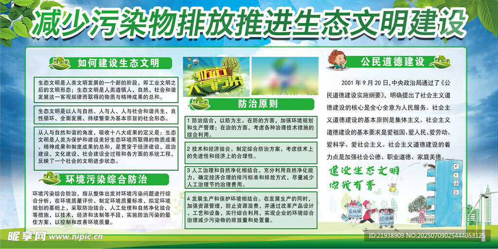 环保展板