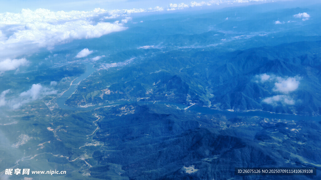高空俯瞰大地景观