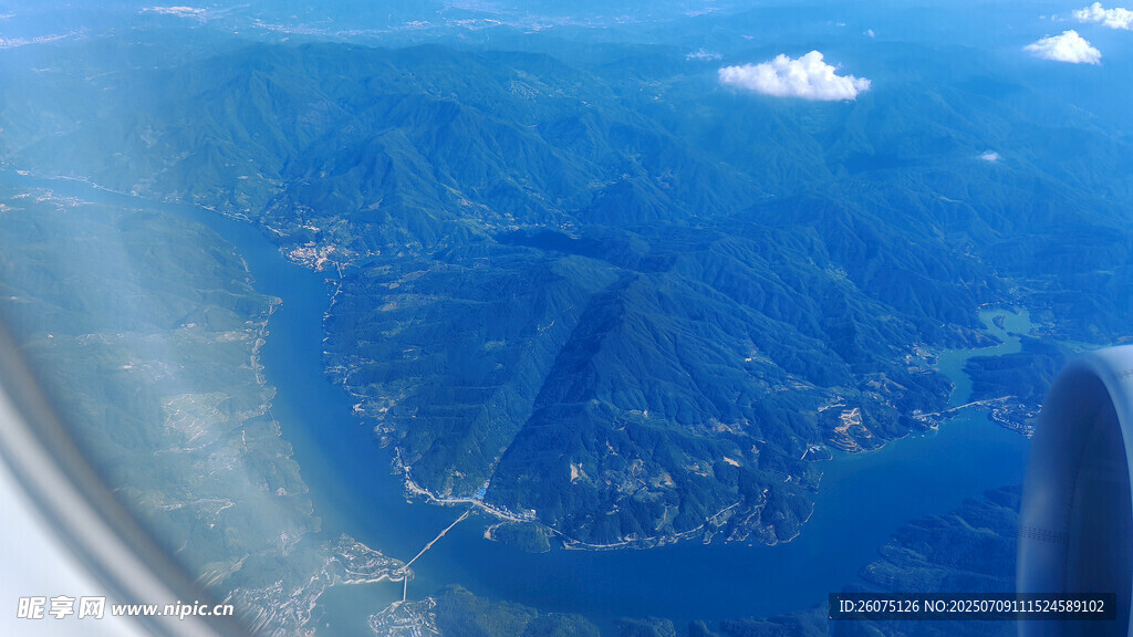 高空俯瞰大地景观