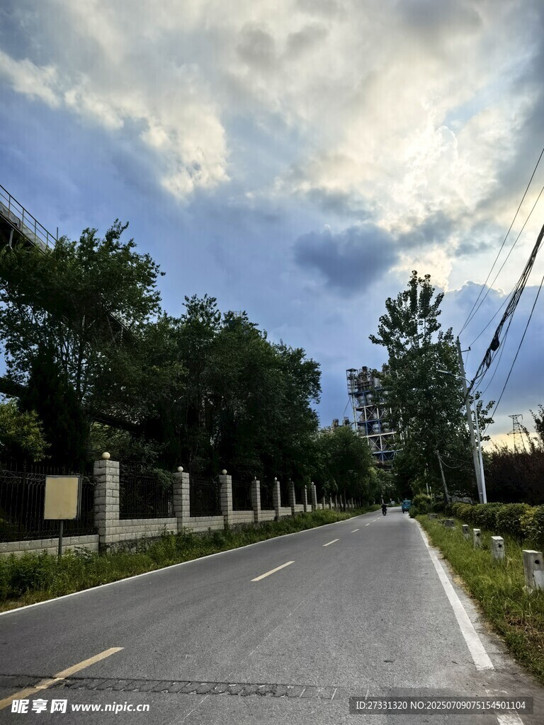 乡村宁静道路风景