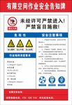 有限空间告知牌