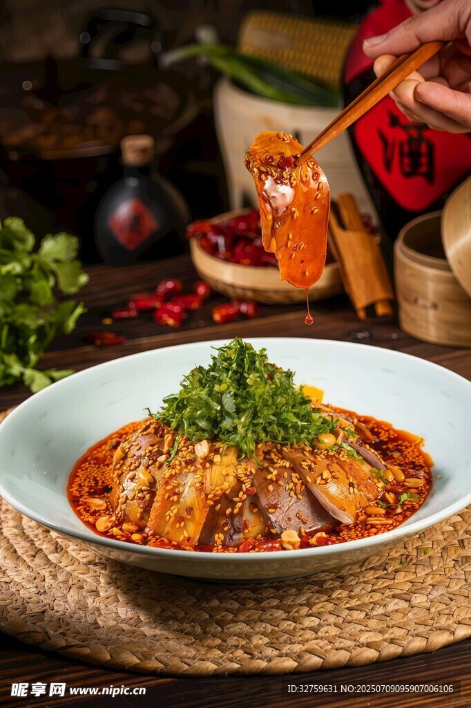 美味红油凉拌菜诱人呈现
