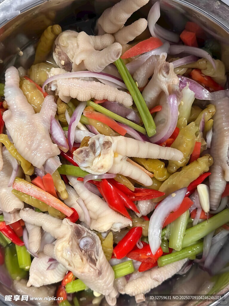 凉拌鸡肉蔬菜拼盘
