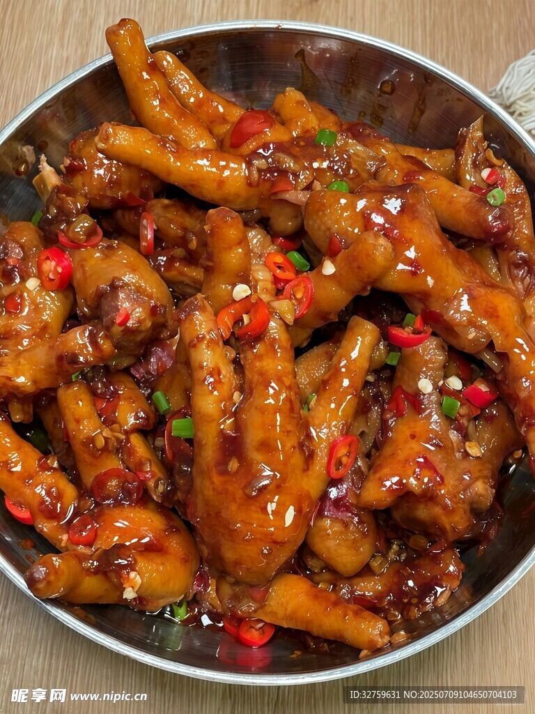 香辣美味鸡爪
