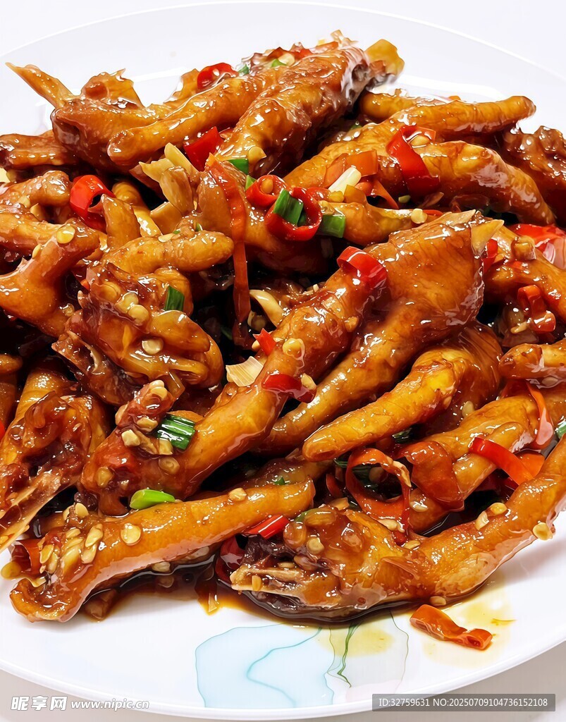 美味香辣凤爪