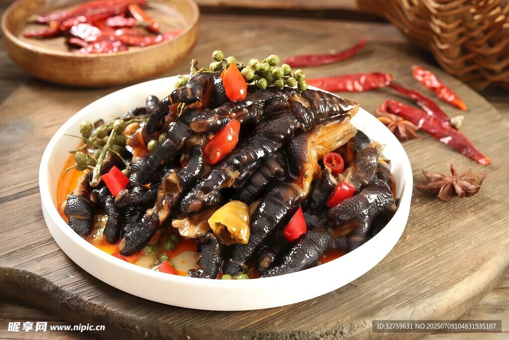 香辣美味爆炒鸡爪