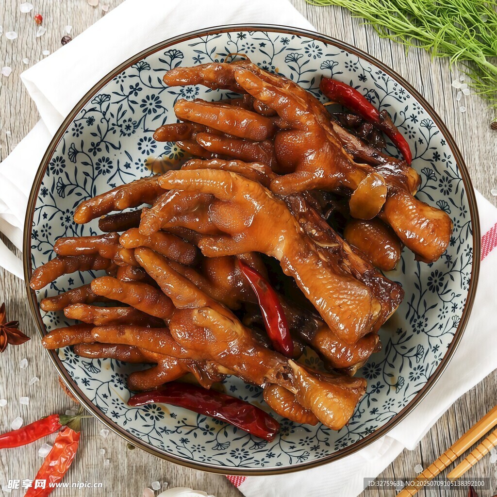 美味红烧鸡爪