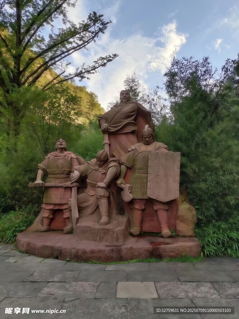 户外人物雕塑景观