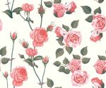 多彩花卉几何图案纹理