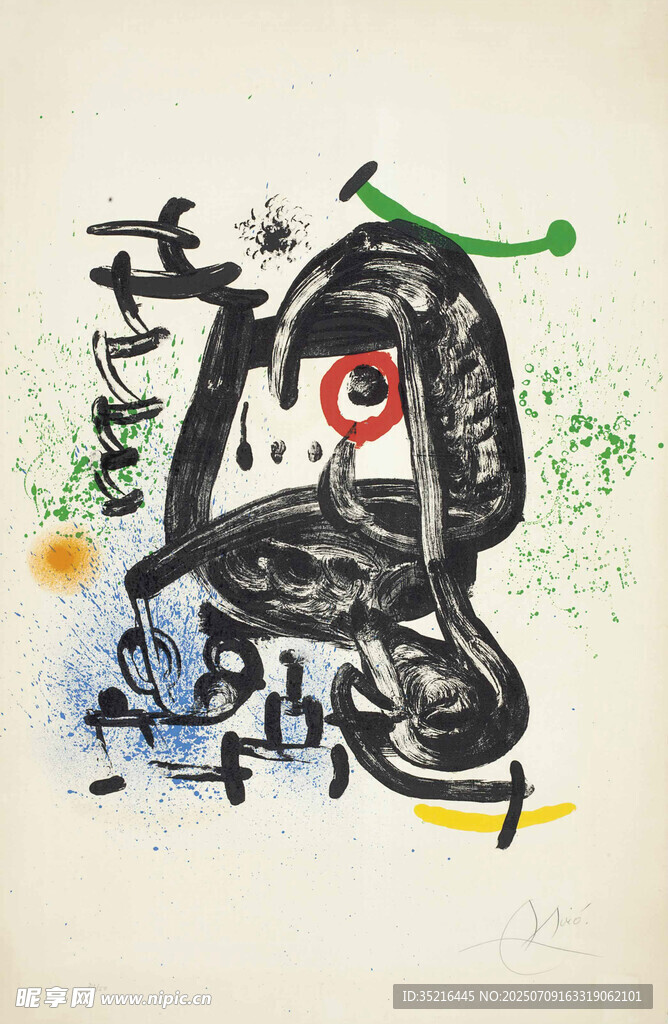 抽象艺术画作