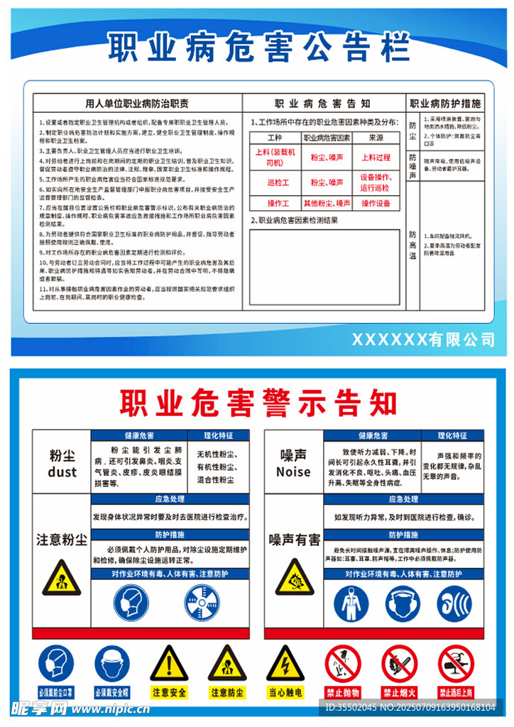 职业危害告知牌