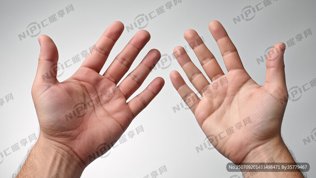 3d  手掌 手背