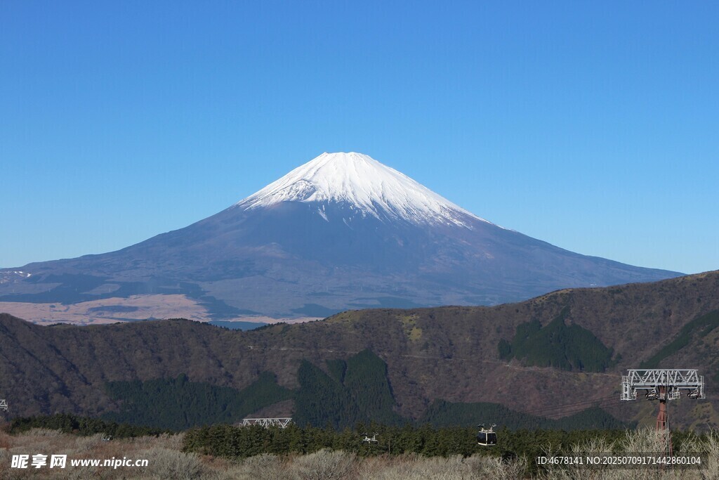 富士山壮丽景色