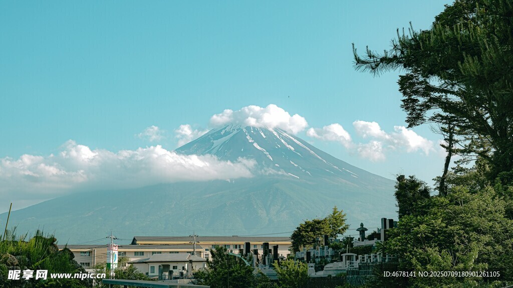 富士山美景远眺