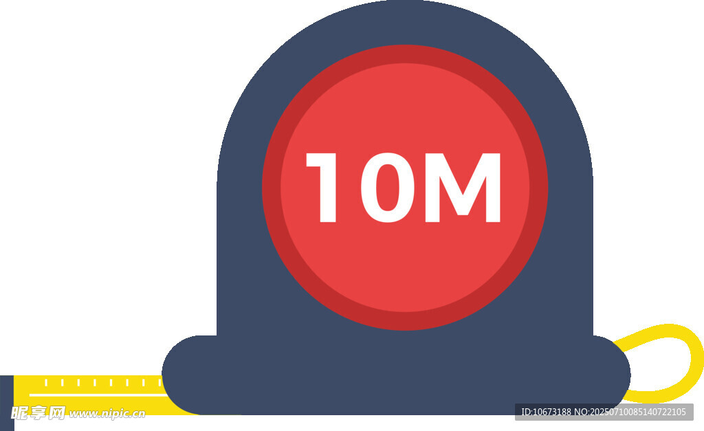 10米卷尺图标