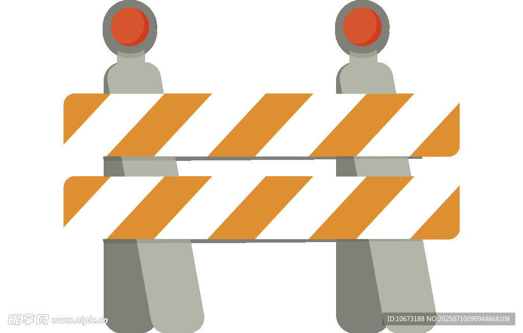 施工警示路障