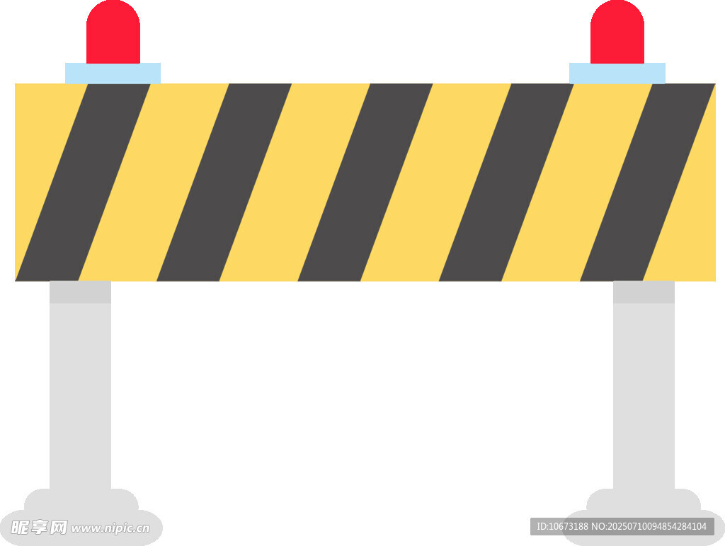 道路施工警示栏