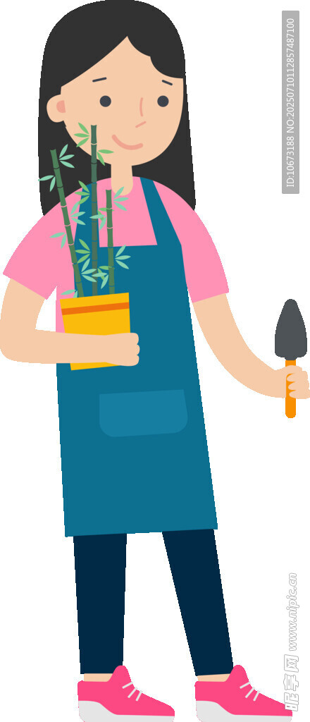 手持工具的女工人