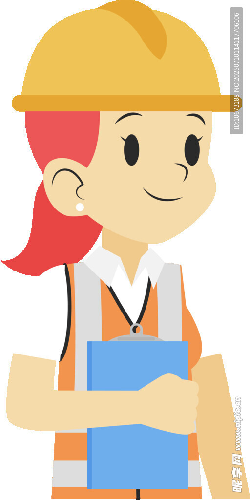 女建筑工人形象