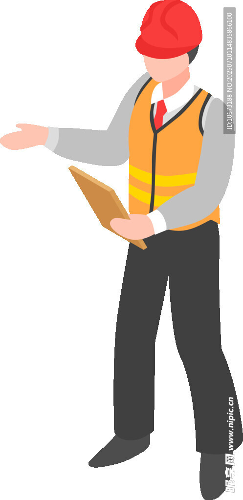 建筑工人指挥示意