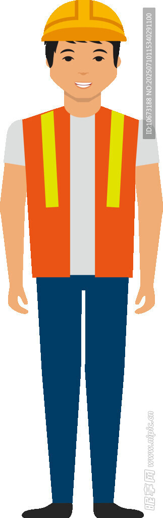 建筑工人形象
