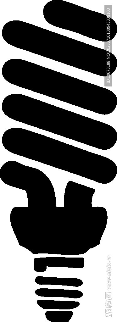 简约灯泡图标
