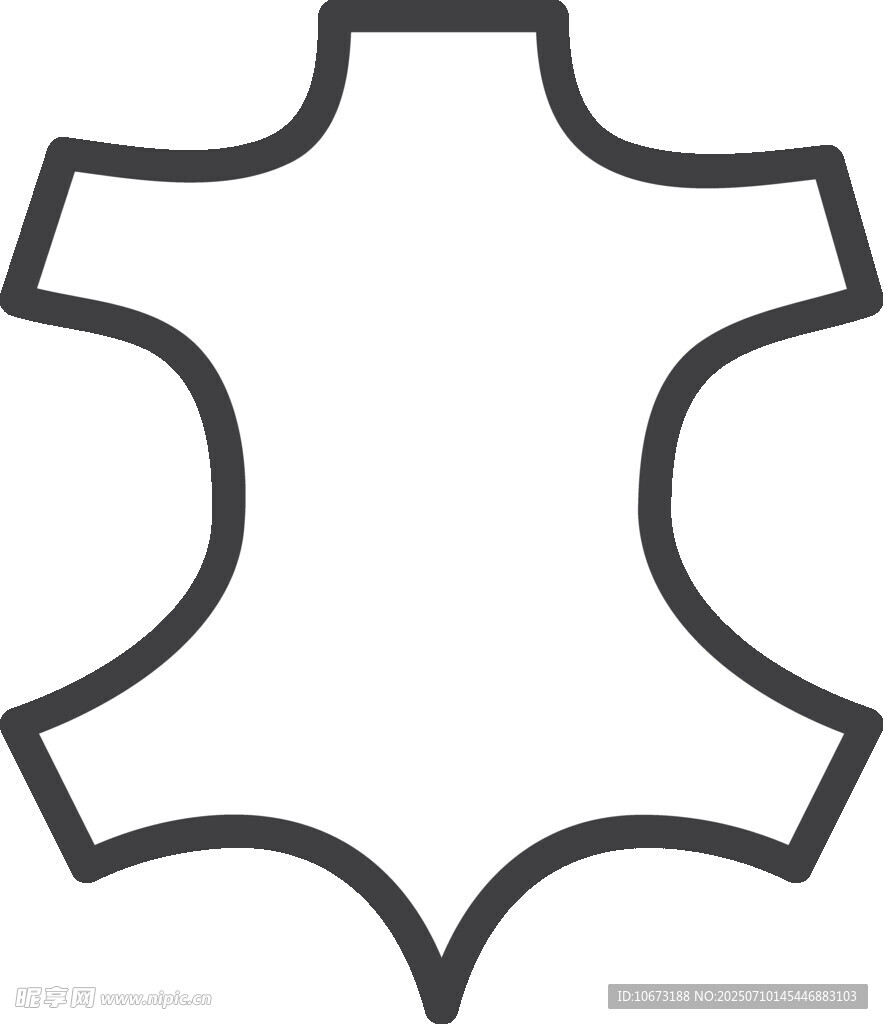 星形轮廓图案