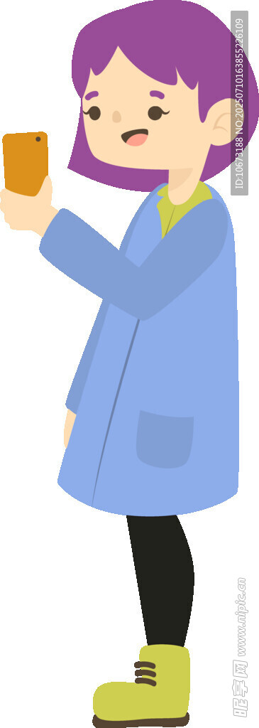 紫衣女子手持杯子