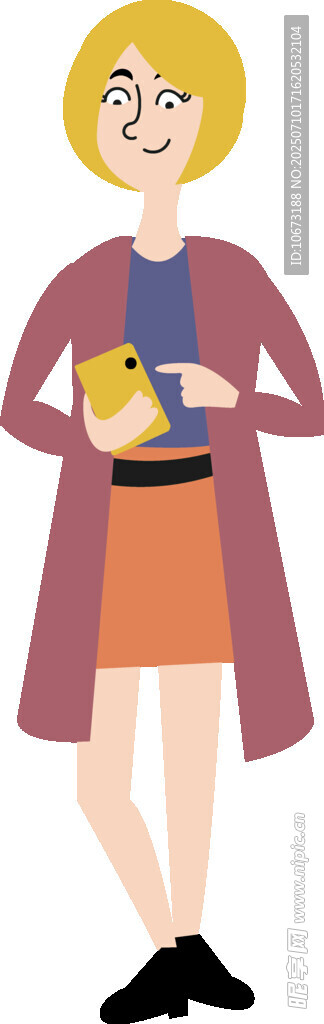 女子手持金猪面带微笑