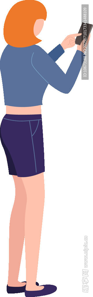 女子手持相机专注拍摄