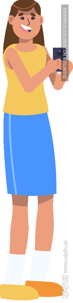 两位女士手持手机