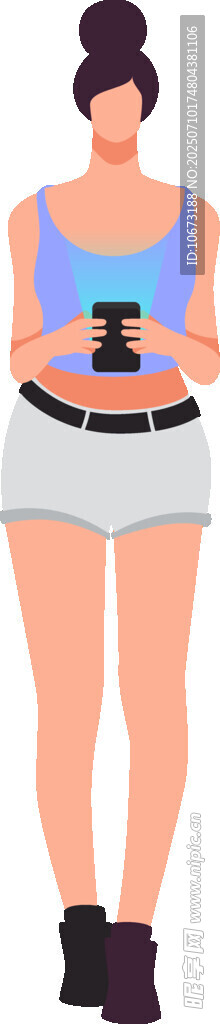 时尚女性穿搭展示