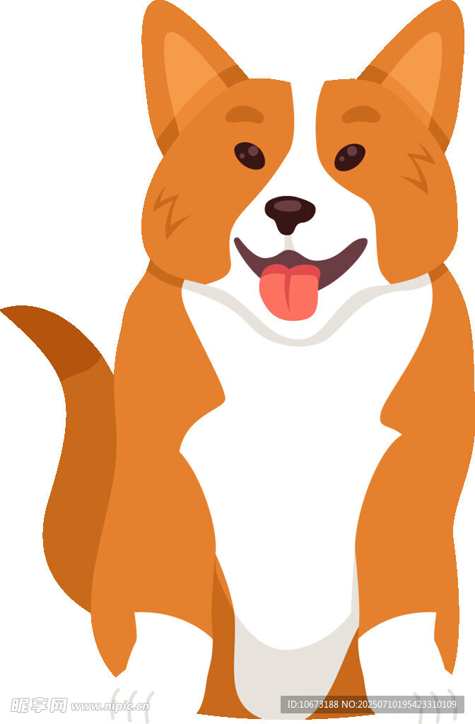 可爱柯基犬