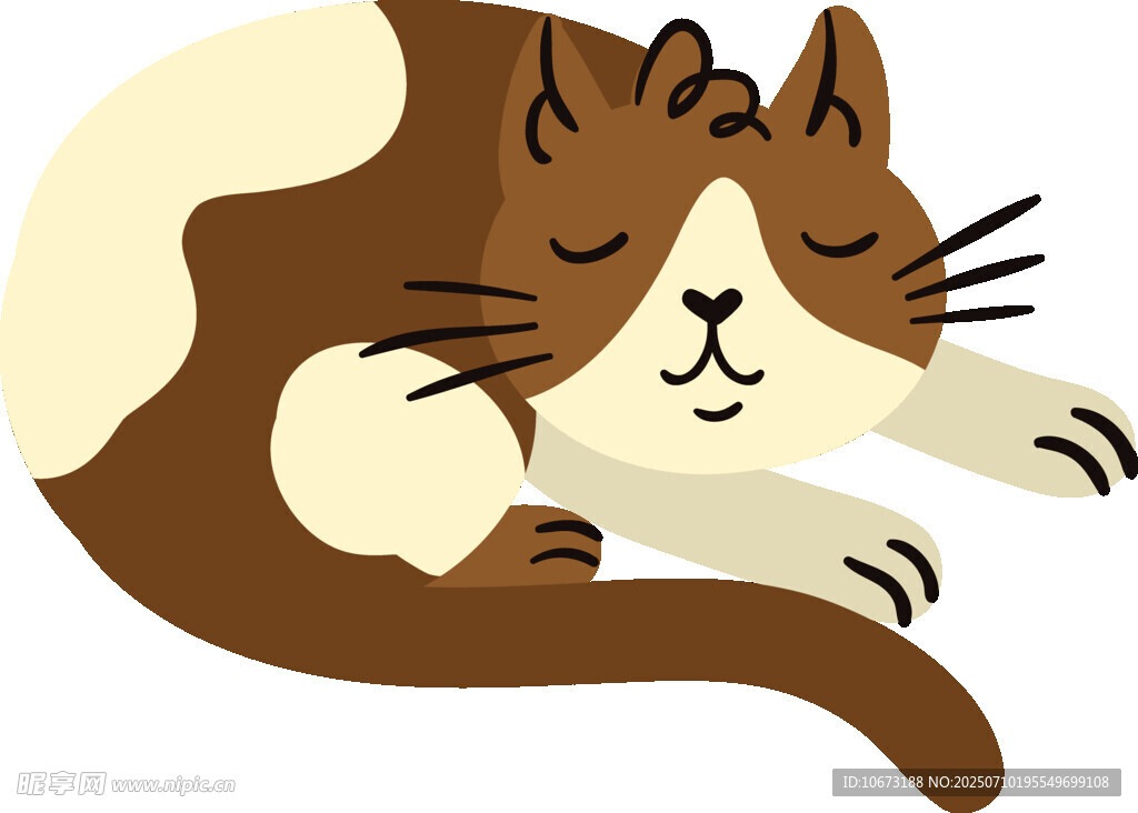 酣睡的可爱猫咪