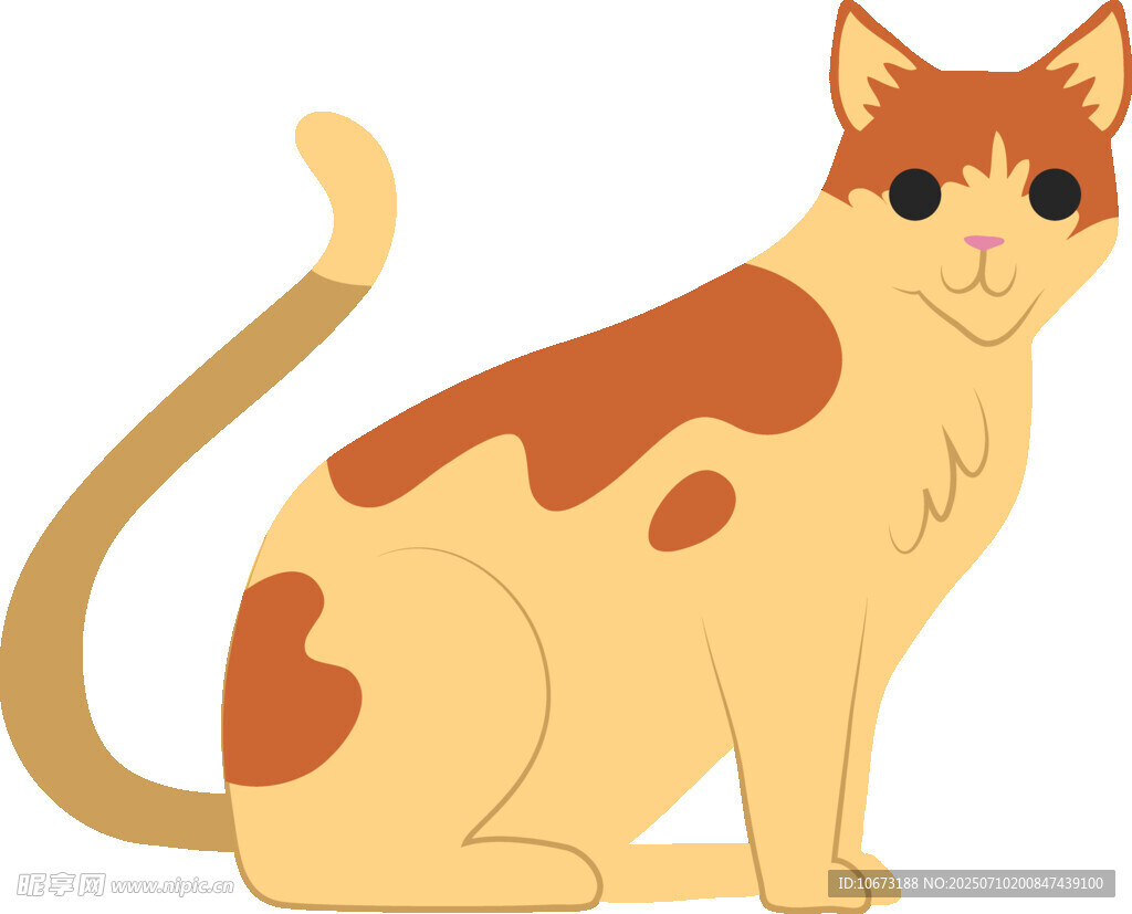 可爱斑点猫