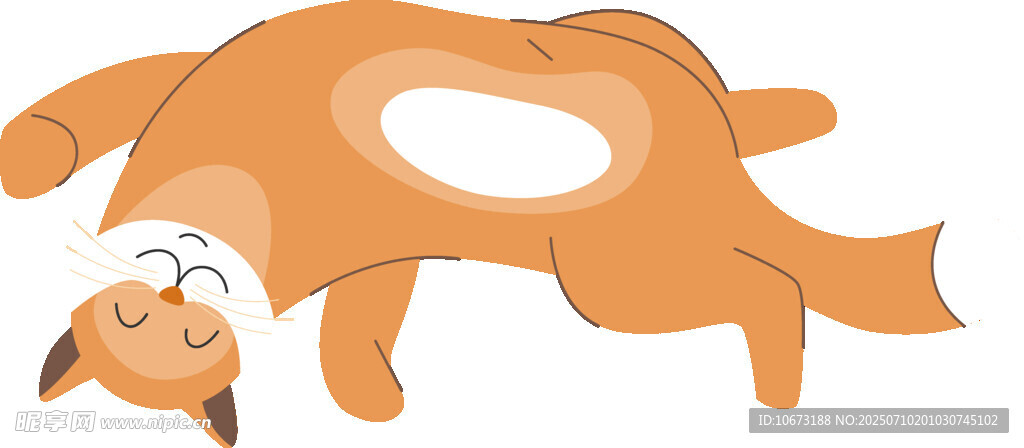 趴着的橘猫