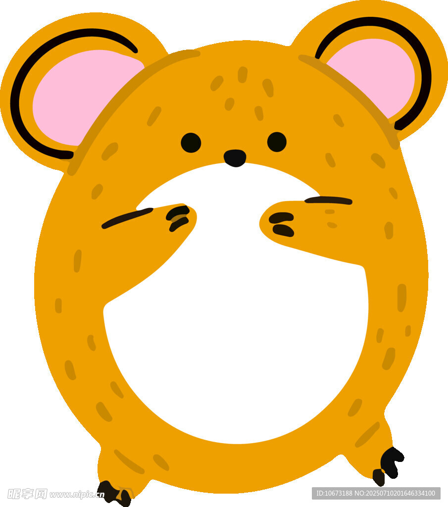 可爱圆身小老鼠