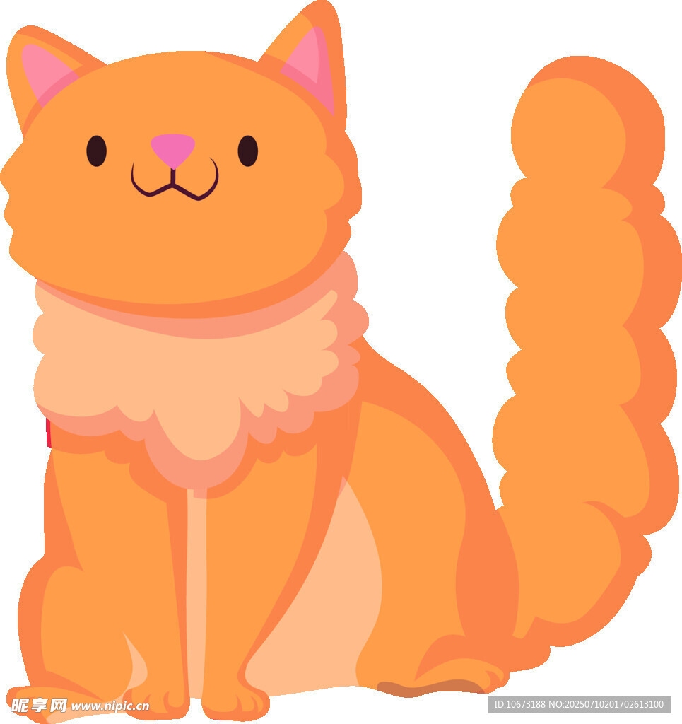 可爱橘猫插画