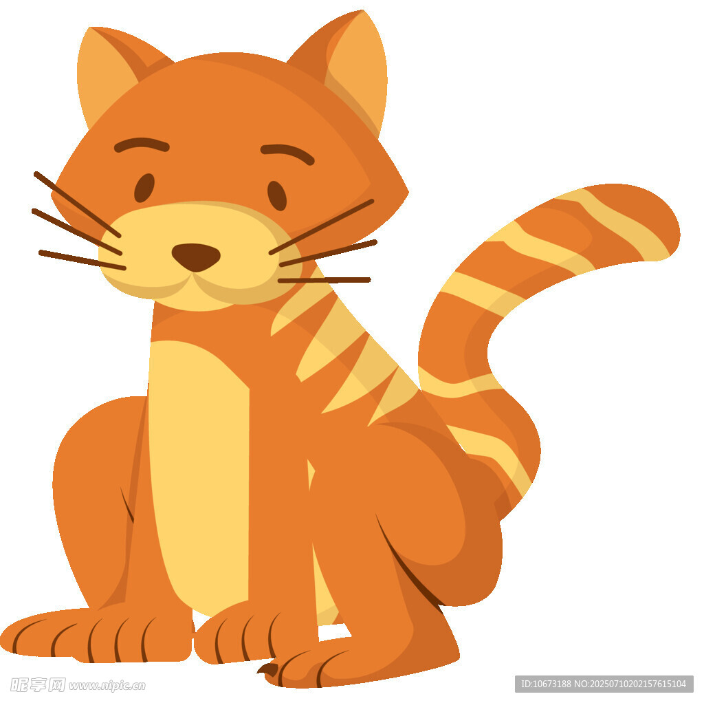 可爱橘猫插画