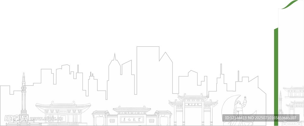 江油市建筑剪影