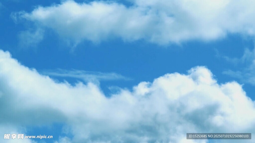 蓝天白云美景