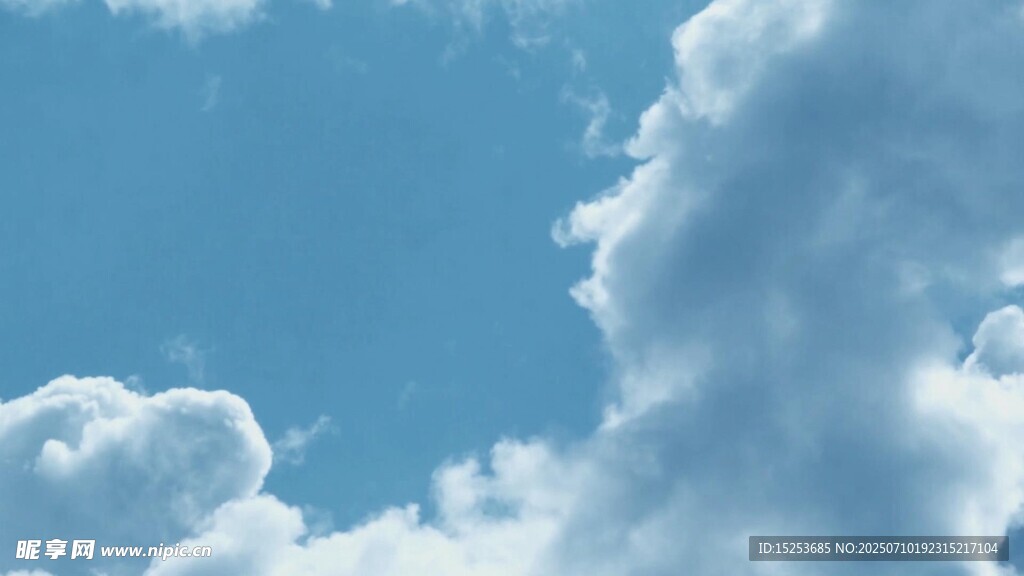 蓝天白云美景