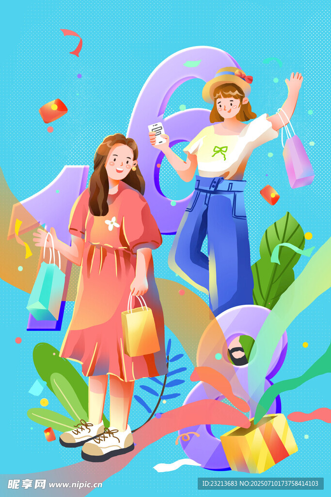 青春少女的多彩时尚瞬间