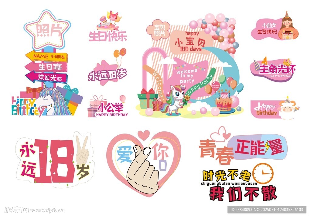 生日宴路牌