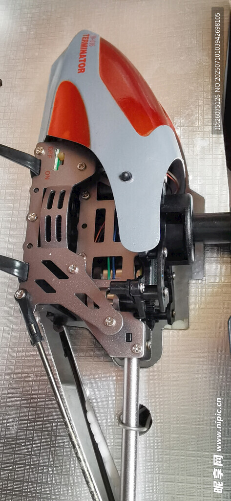 遥控直升机模型特写
