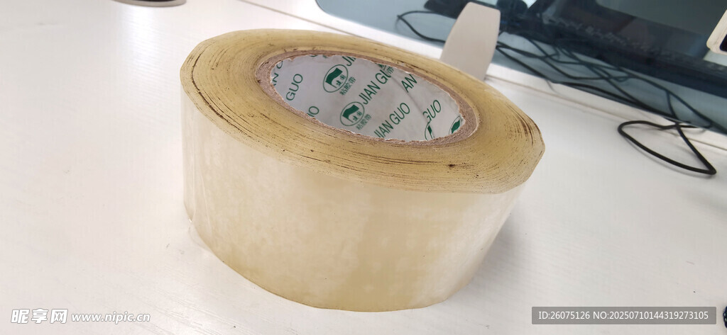 透明胶带特写